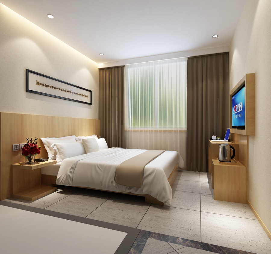 上海速8酒店裝修設(shè)計效果-第2張圖片-上海古都建筑設(shè)計集團