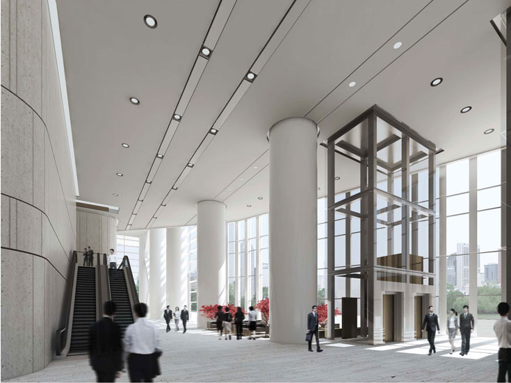 上海綠地廣場大廈寫字樓設(shè)計-第3張圖片-上海古都建筑設(shè)計集團(tuán)