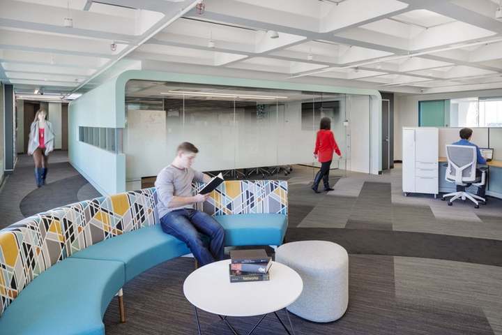 1000平米簡約風格辦公室設計圖-第6張圖片-上海古都建筑設計集團 1000平米簡約風格辦公室設計圖-第6張圖片-上海古都建筑設計集團