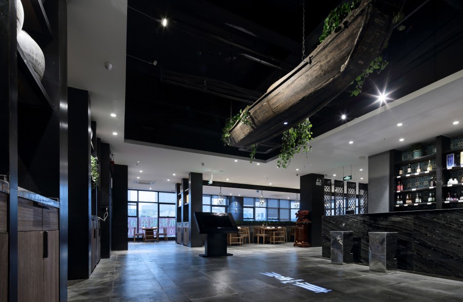 500平中式餐館設(shè)計(jì)裝修實(shí)景圖-第7張圖片-上海古都建筑設(shè)計(jì)集團(tuán)