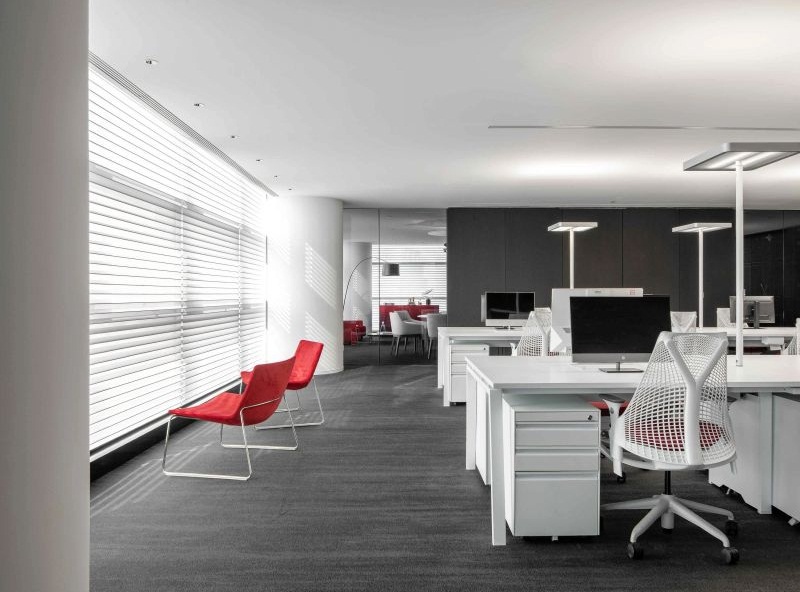 330平投資公司辦公室裝潢設計效果-第1張圖片-上海古都建筑設計集團 330平投資公司辦公室裝潢設計效果-第1張圖片-上海古都建筑設計集團