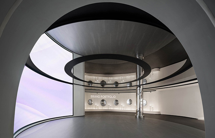 松江化妝品公司科技展廳設(shè)計(jì)效果-第4張圖片-上海古都建筑設(shè)計(jì)集團(tuán) 松江化妝品公司科技展廳設(shè)計(jì)效果-第4張圖片-上海古都建筑設(shè)計(jì)集團(tuán)