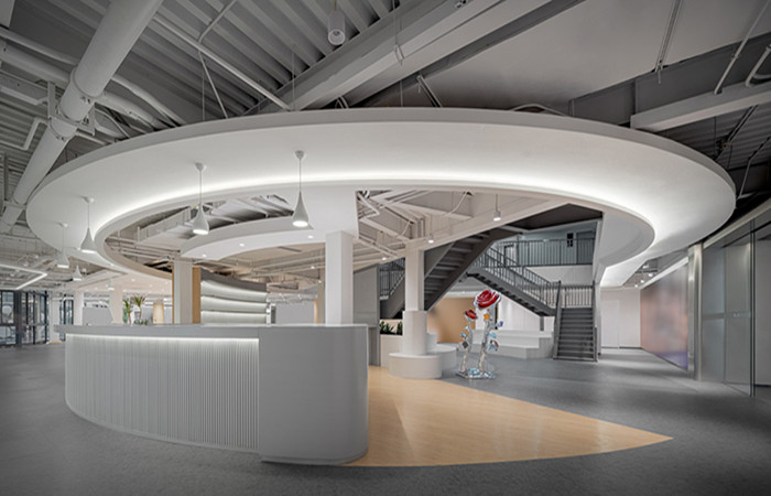 松江化妝品公司科技展廳設(shè)計(jì)效果-第5張圖片-上海古都建筑設(shè)計(jì)集團(tuán) 松江化妝品公司科技展廳設(shè)計(jì)效果-第5張圖片-上海古都建筑設(shè)計(jì)集團(tuán)