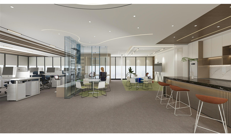 上海徐匯區(qū)芒果廣場辦公室裝修設(shè)計效果-第3張圖片-上海古都建筑設(shè)計集團