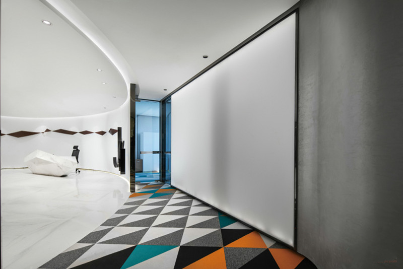 3000平方辦公室設(shè)計裝修圖影視公司-第1張圖片-上海古都建筑設(shè)計集團(tuán)