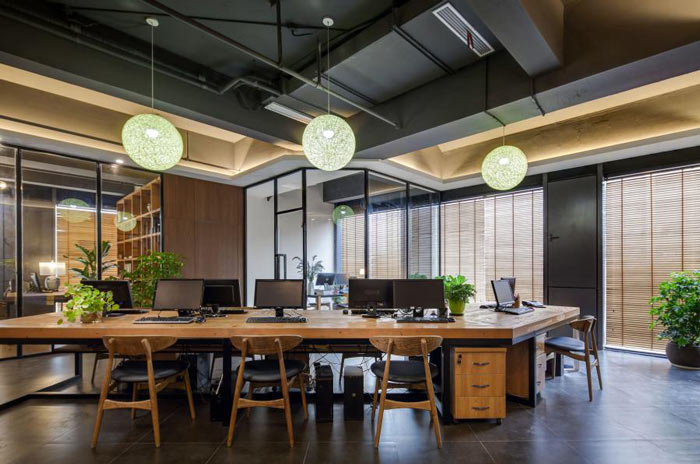 徐匯辦公室裝修進出口貿(mào)易公司裝修設計效果圖-第4張圖片-上海古都建筑設計集團