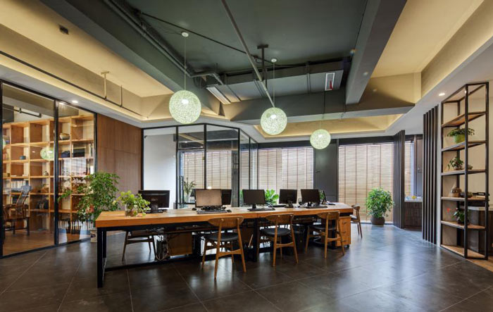 徐匯辦公室裝修進出口貿(mào)易公司裝修設計效果圖-第1張圖片-上海古都建筑設計集團