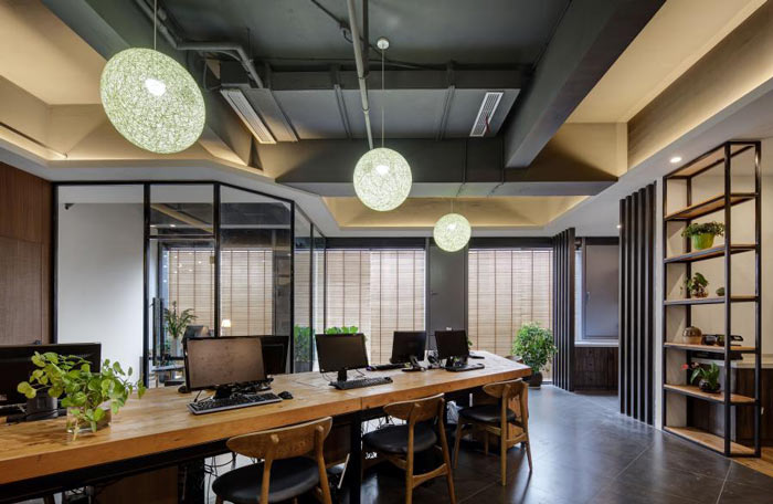 徐匯辦公室裝修進出口貿(mào)易公司裝修設計效果圖-第2張圖片-上海古都建筑設計集團