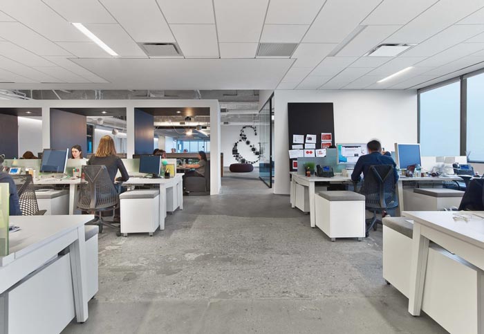 金山辦公室裝修通信服務(wù)公司設(shè)計案例-第3張圖片-上海古都建筑設(shè)計集團(tuán)