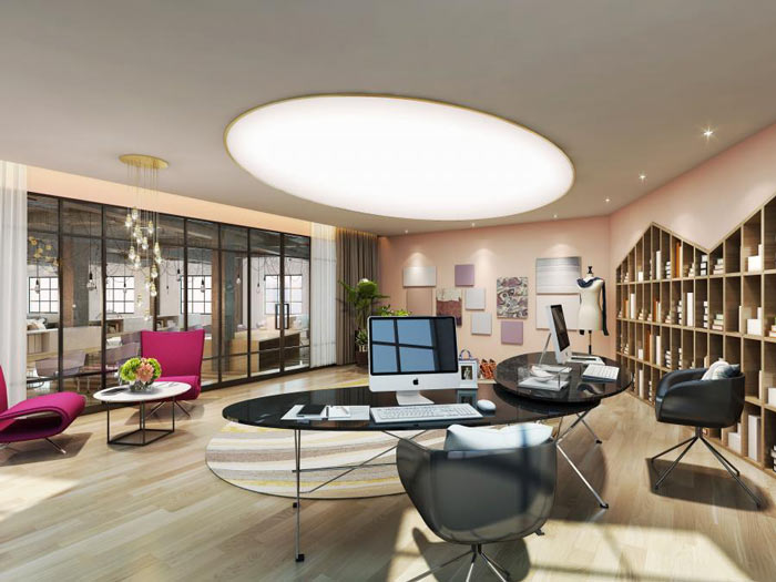 普陀辦公室裝修女裝公司設(shè)計-第3張圖片-上海古都建筑設(shè)計集團