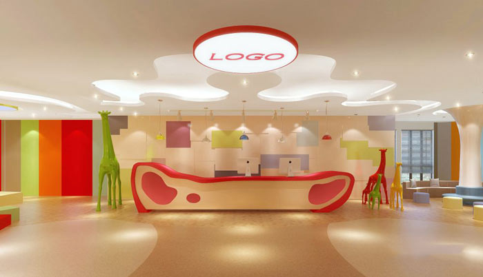 浦東早教中心辦公室裝修設(shè)計案例-第5張圖片-上海古都建筑設(shè)計集團