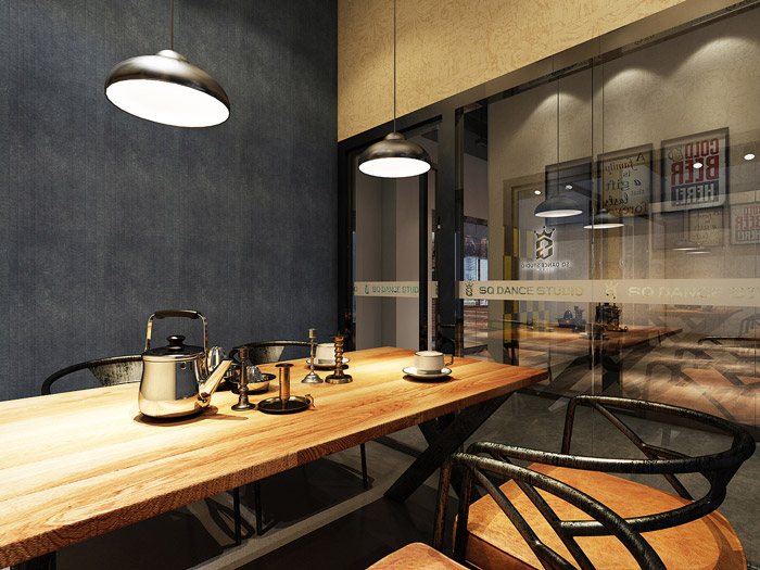 普陀辦公室裝修舞蹈培訓(xùn)機構(gòu)裝修設(shè)計效果圖-第3張圖片-上海古都建筑設(shè)計集團