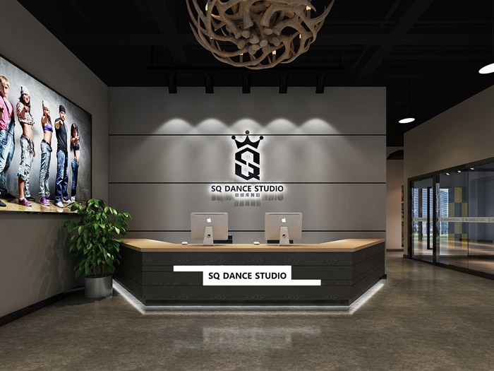 普陀辦公室裝修舞蹈培訓(xùn)機構(gòu)裝修設(shè)計效果圖-第1張圖片-上海古都建筑設(shè)計集團
