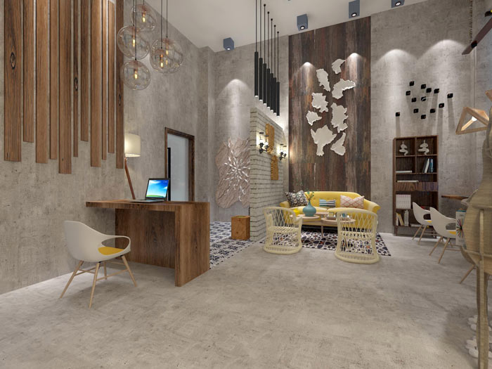 浦東室內(nèi)設(shè)計辦公室裝修效果圖-第3張圖片-上海古都建筑設(shè)計集團(tuán)