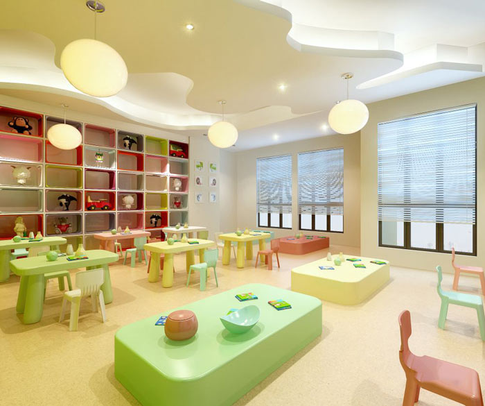 浦東新區(qū)辦公室裝修早教中心設計案例-第3張圖片-上海古都建筑設計集團