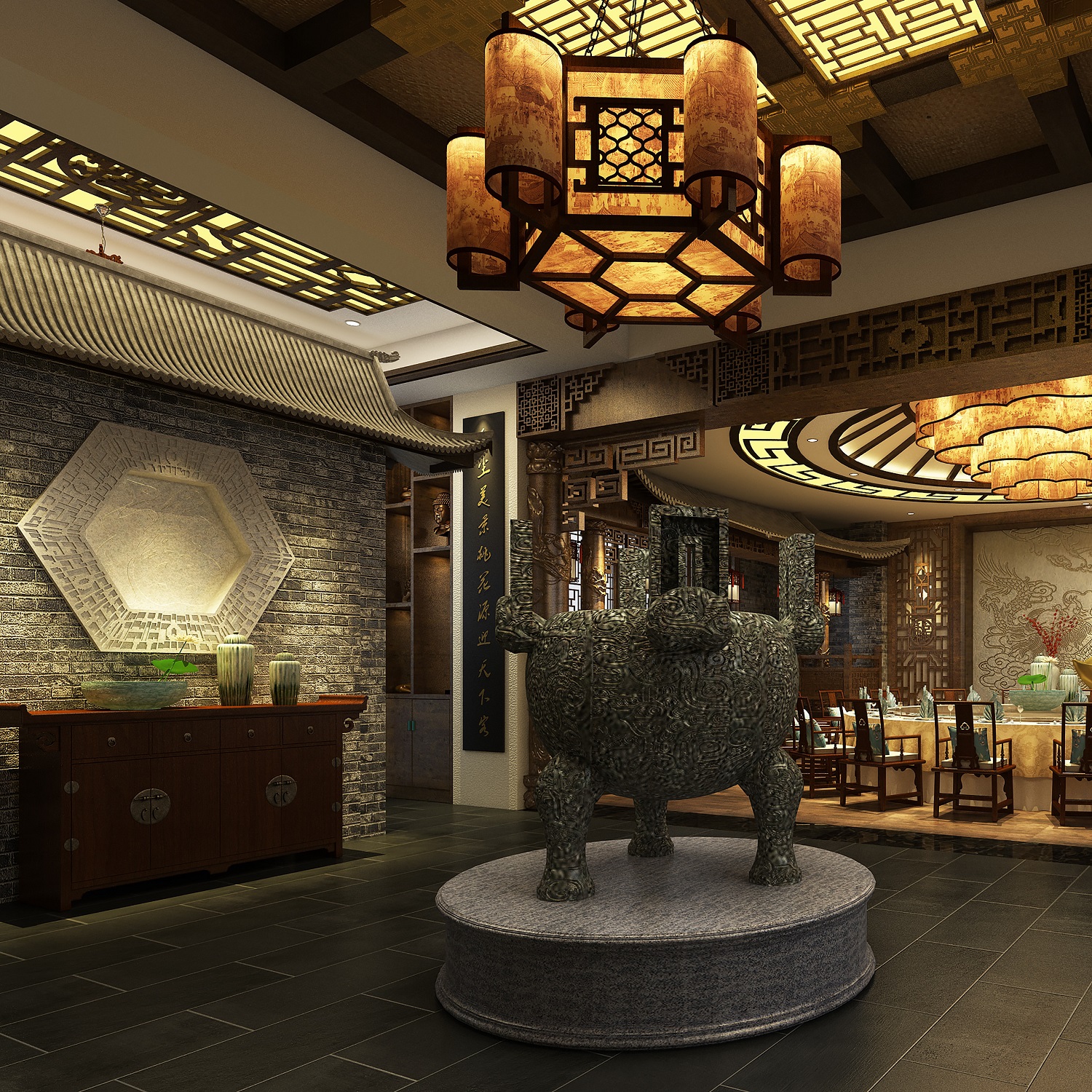 閔行區(qū)休閑會所辦公室裝修設(shè)計案例-第1張圖片-上海古都建筑設(shè)計集團(tuán)