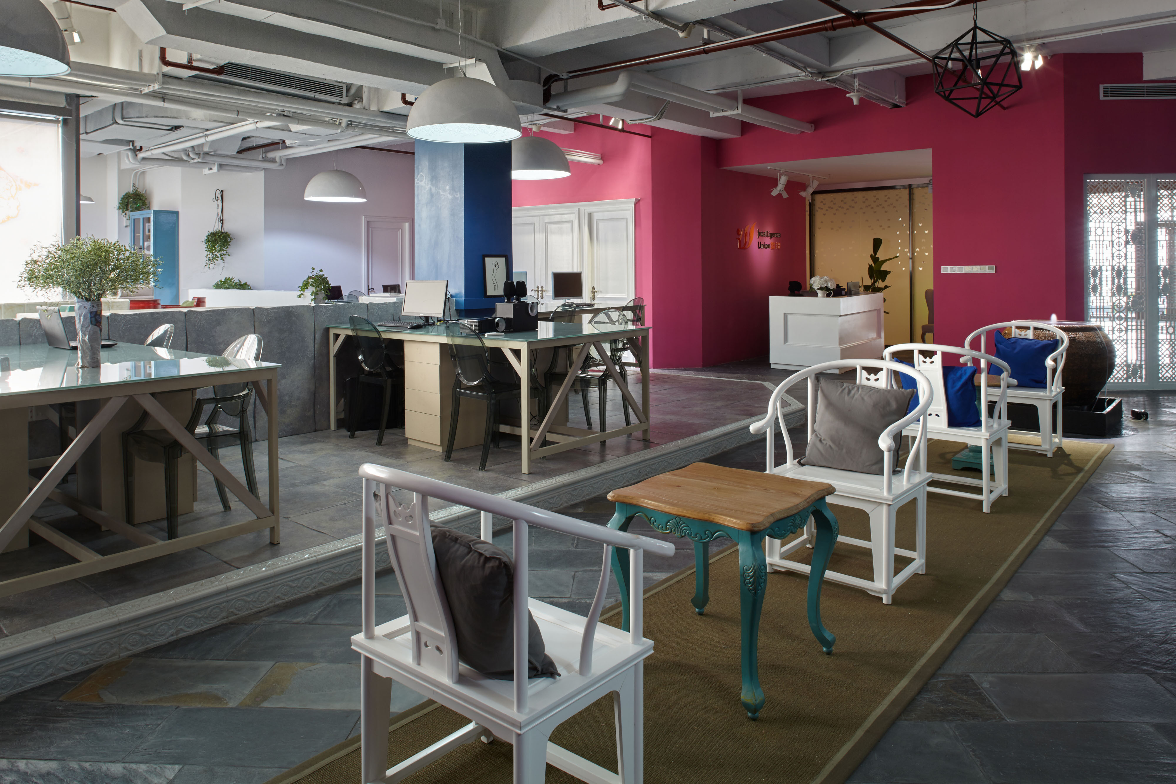 浦東新區(qū)180平辦公室裝修loft風格設計-第5張圖片-上海古都建筑設計集團