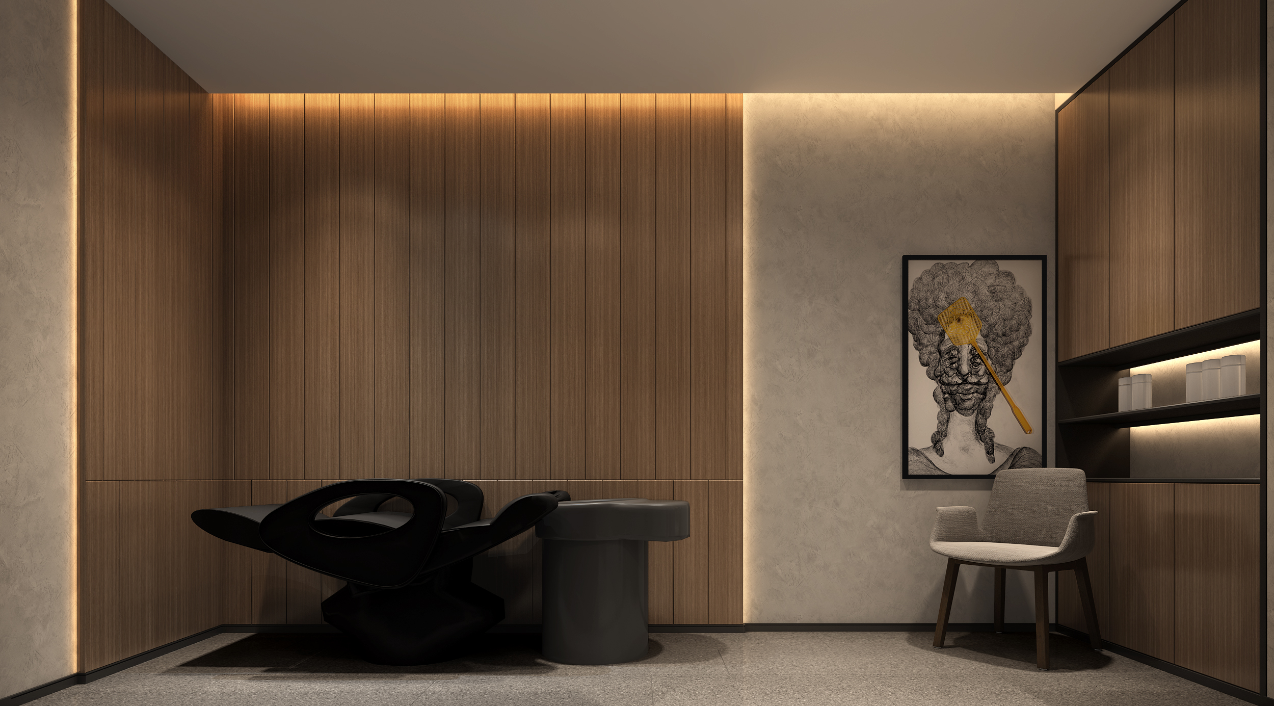 金山區(qū)辦公室裝修理發(fā)店裝修設計-第4張圖片-上海古都建筑設計集團 金山區(qū)辦公室裝修理發(fā)店裝修設計-第4張圖片-上海古都建筑設計集團