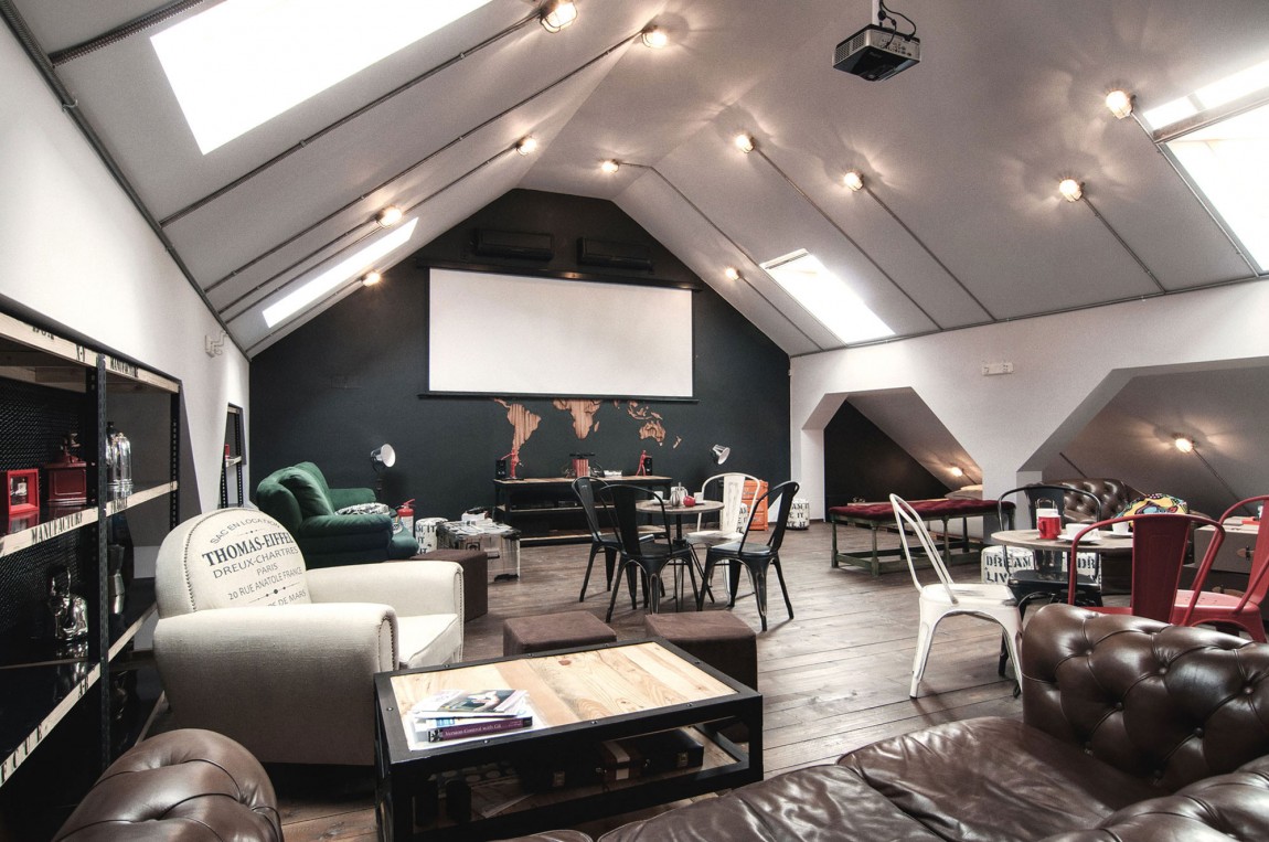 閣樓咖啡廳辦公室裝修設(shè)計效果圖-第2張圖片-上海古都建筑設(shè)計集團