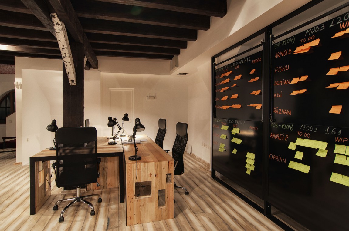 黃浦區(qū)復古復式風格辦公室裝修設計-第2張圖片-上海古都建筑設計集團