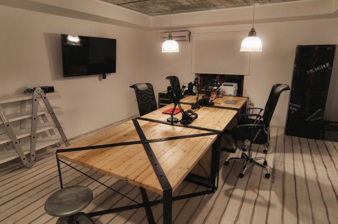 黃浦區(qū)復古復式風格辦公室裝修設計-第3張圖片-上海古都建筑設計集團