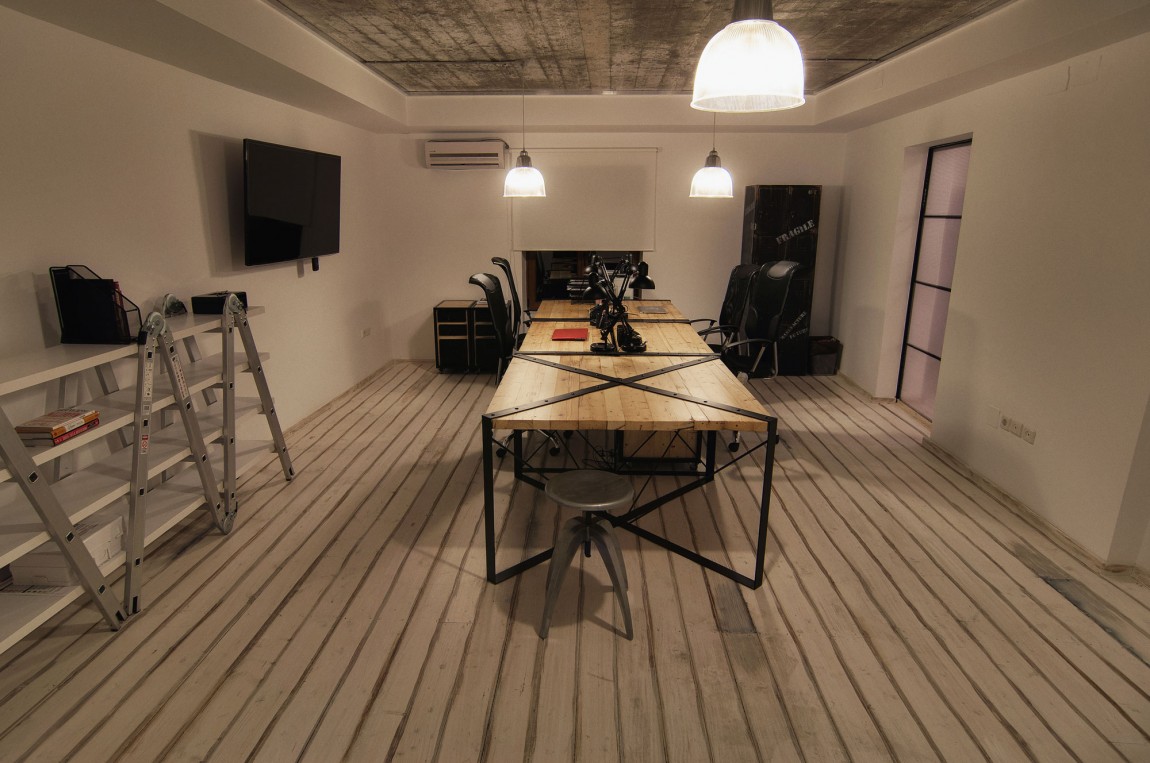 黃浦區(qū)復古復式風格辦公室裝修設計-第5張圖片-上海古都建筑設計集團