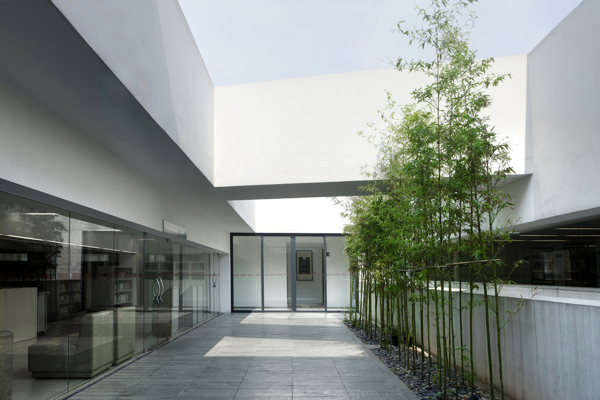 400平清新簡約圖書室裝修設(shè)計效果圖-第2張圖片-上海古都建筑設(shè)計集團(tuán) 400平清新簡約圖書室裝修設(shè)計效果圖-第2張圖片-上海古都建筑設(shè)計集團(tuán)