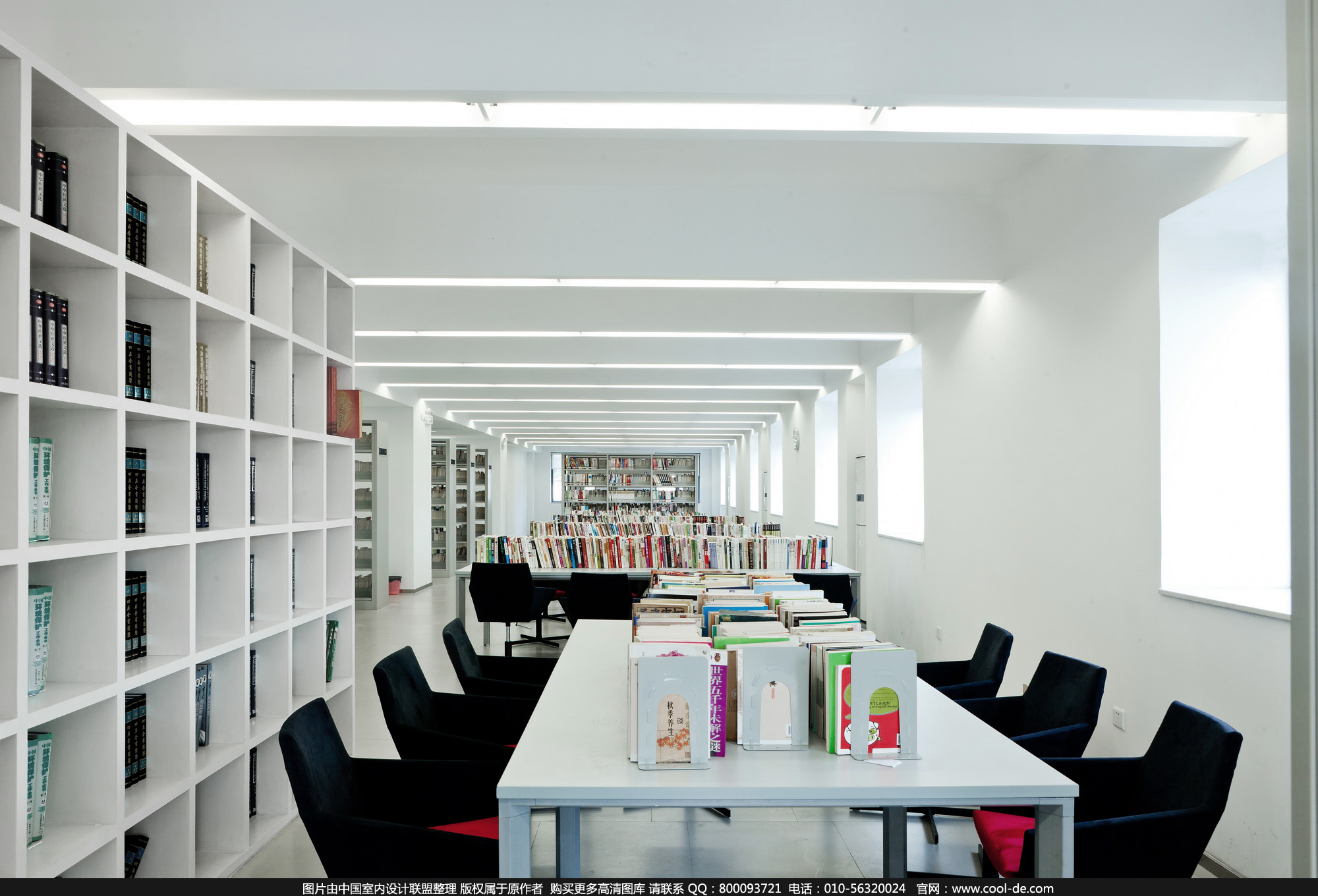 400平清新簡約圖書室裝修設(shè)計效果圖-第7張圖片-上海古都建筑設(shè)計集團(tuán) 400平清新簡約圖書室裝修設(shè)計效果圖-第7張圖片-上海古都建筑設(shè)計集團(tuán)