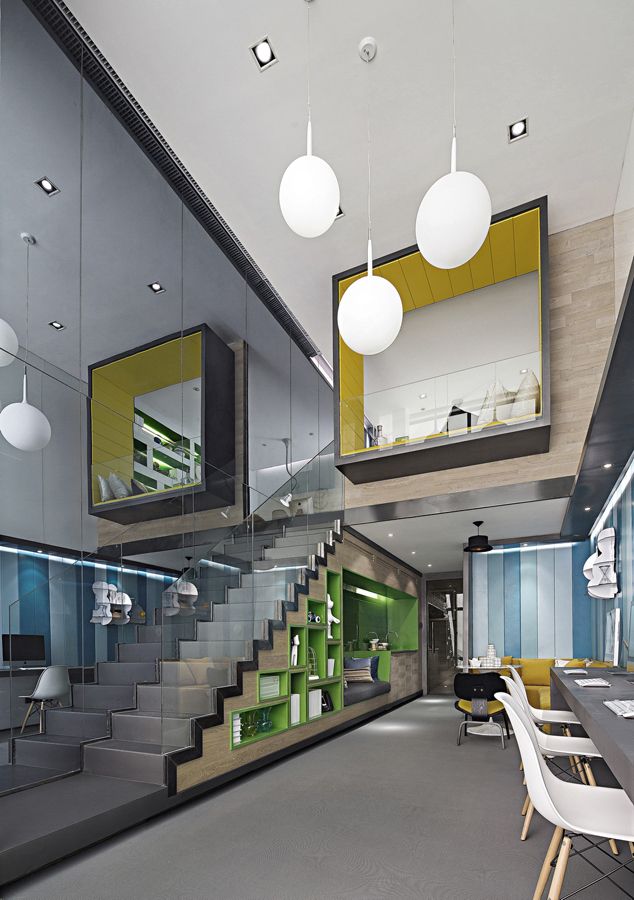 閔行區(qū)50平復式loft風格辦公室裝修設計-第8張圖片-上海古都建筑設計集團 閔行區(qū)50平復式loft風格辦公室裝修設計-第8張圖片-上海古都建筑設計集團