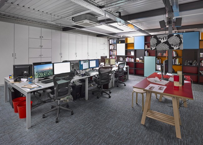 小型創(chuàng)意工作室辦公室裝修設計-第2張圖片-上海古都建筑設計集團 小型創(chuàng)意工作室辦公室裝修設計-第2張圖片-上海古都建筑設計集團