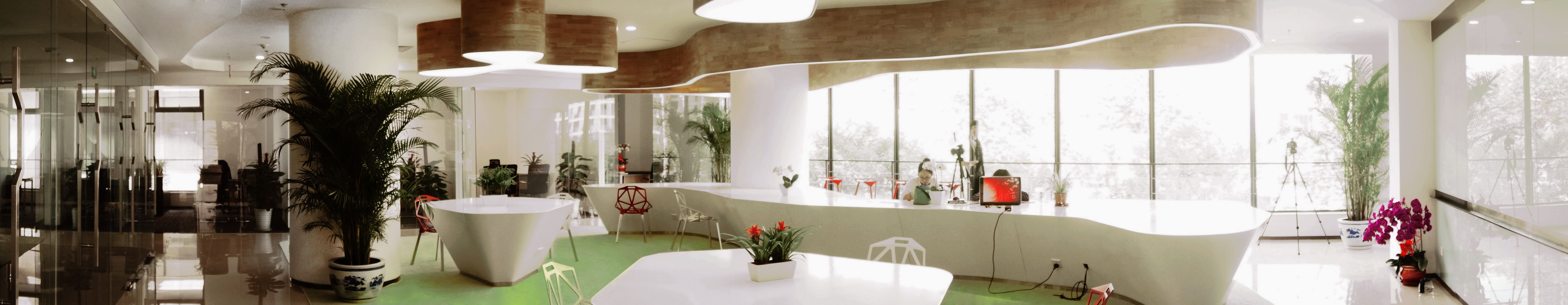 普陀區(qū)120平辦公室裝修流星花園設計方案-第3張圖片-上海古都建筑設計集團