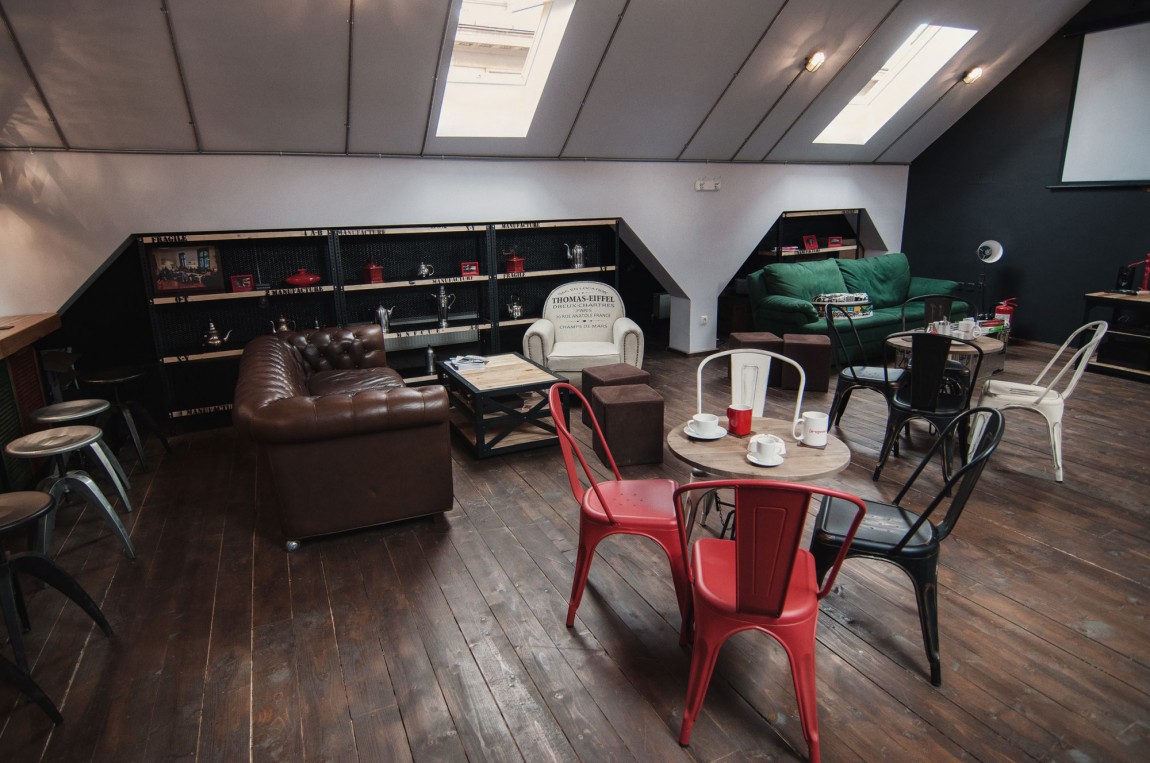 浦東新區(qū)120平工業(yè)風咖啡廳裝修設(shè)計-第5張圖片-上海古都建筑設(shè)計集團 浦東新區(qū)120平工業(yè)風咖啡廳裝修設(shè)計-第5張圖片-上海古都建筑設(shè)計集團