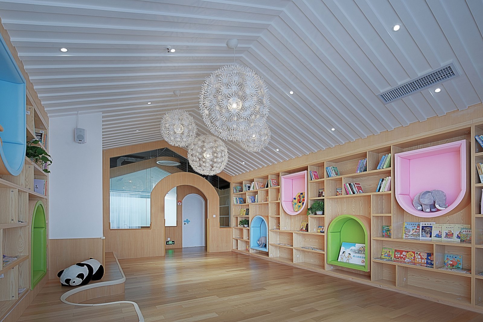 簡約風早教中心辦公室裝修設計-第3張圖片-上海古都建筑設計集團