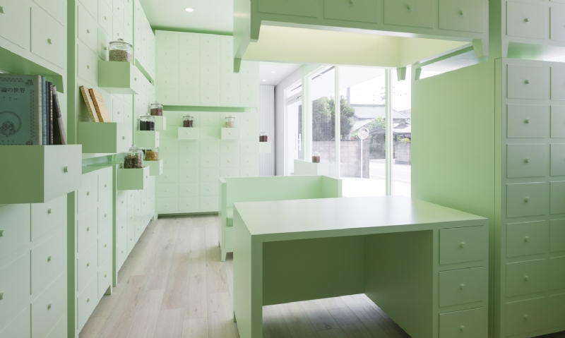 嘉定區(qū)清新風格藥房裝修設(shè)計-第4張圖片-上海古都建筑設(shè)計集團 嘉定區(qū)清新風格藥房裝修設(shè)計-第4張圖片-上海古都建筑設(shè)計集團