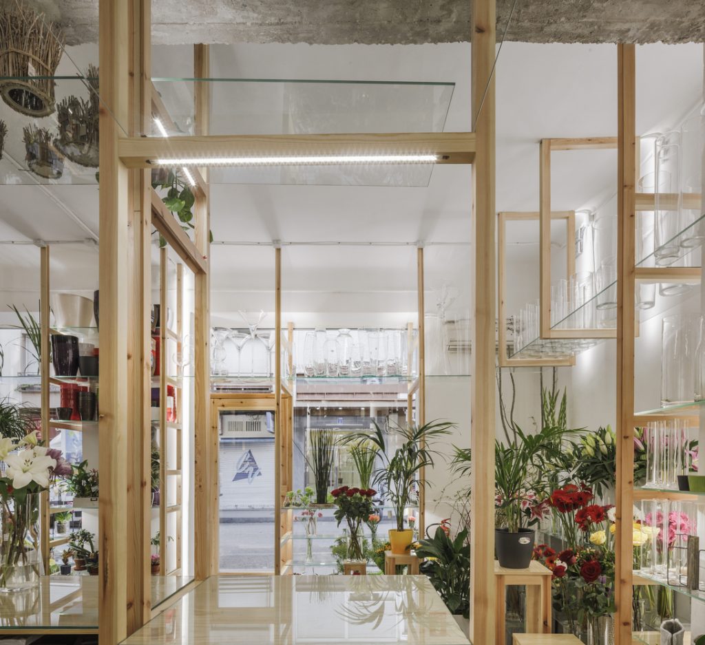 黃浦區(qū)清新簡約花店裝修設(shè)計-第4張圖片-上海古都建筑設(shè)計集團(tuán)