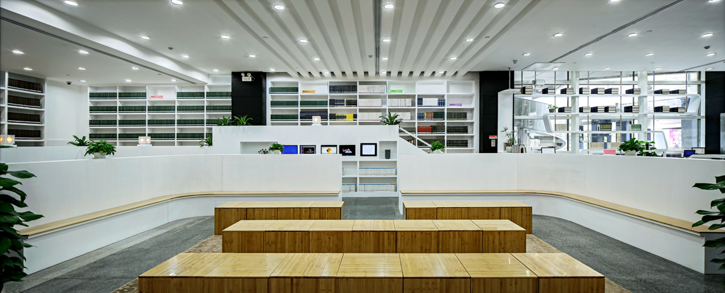 嘉定區(qū)簡約風(fēng)格圖書館裝修設(shè)計(jì)-第3張圖片-上海古都建筑設(shè)計(jì)集團(tuán) 嘉定區(qū)簡約風(fēng)格圖書館裝修設(shè)計(jì)-第3張圖片-上海古都建筑設(shè)計(jì)集團(tuán)