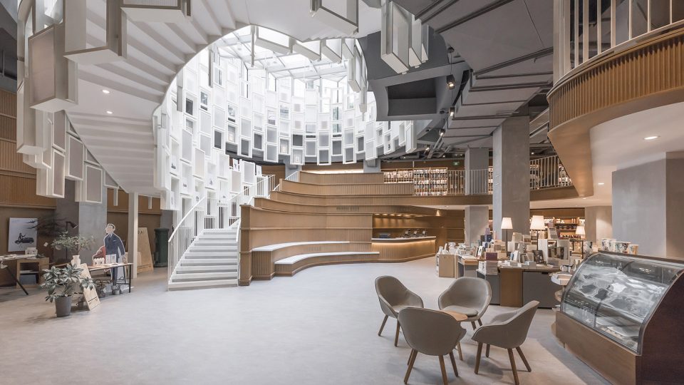 現(xiàn)代風(fēng)格書店裝修設(shè)計-第2張圖片-上海古都建筑設(shè)計集團 現(xiàn)代風(fēng)格書店裝修設(shè)計-第2張圖片-上海古都建筑設(shè)計集團