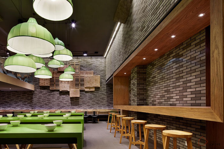 虹口區(qū)混搭風(fēng)格面館裝修設(shè)計(jì)-第1張圖片-上海古都建筑設(shè)計(jì)集團(tuán)