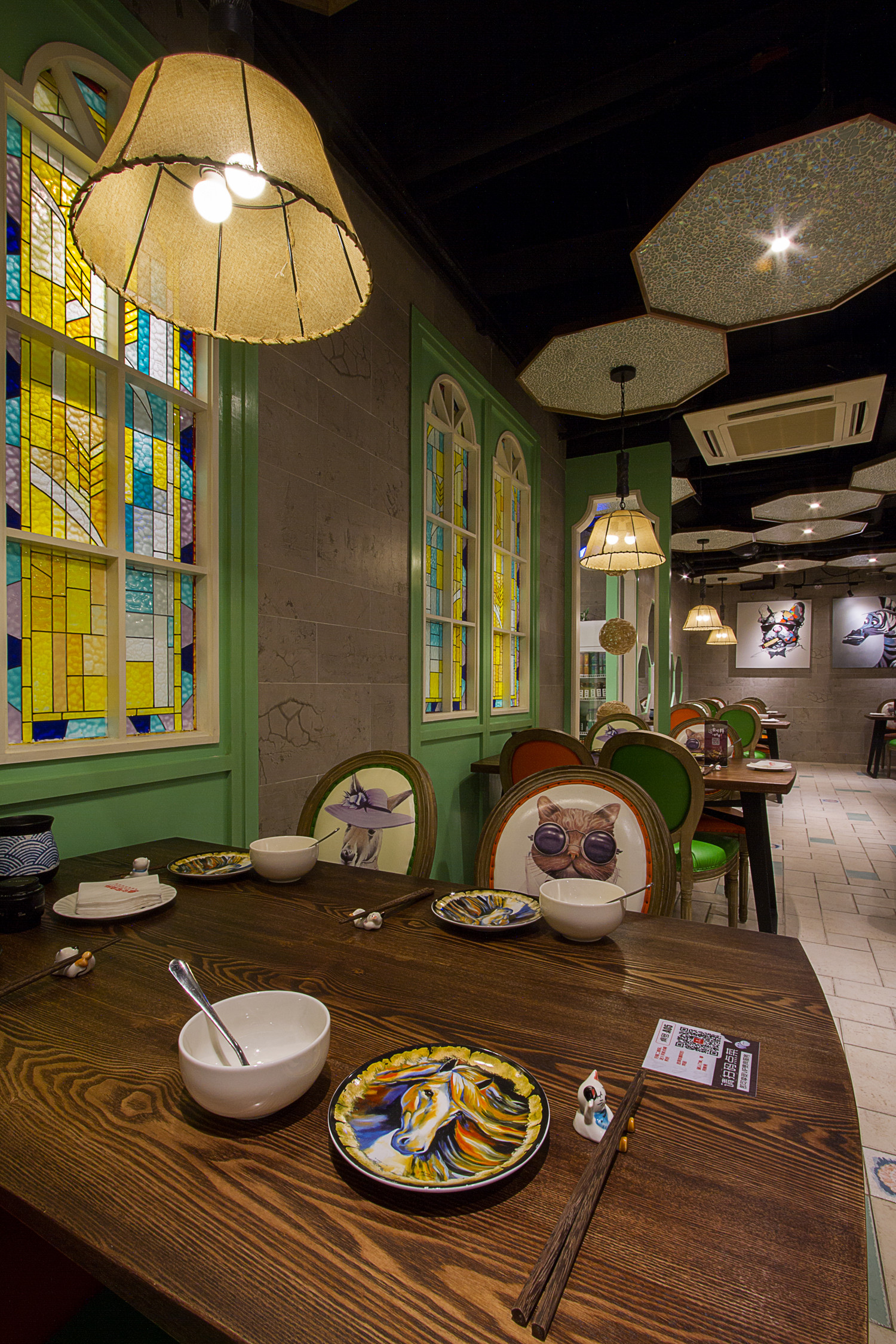 懷舊風(fēng)格茶餐廳裝修設(shè)計-第3張圖片-上海古都建筑設(shè)計集團(tuán)