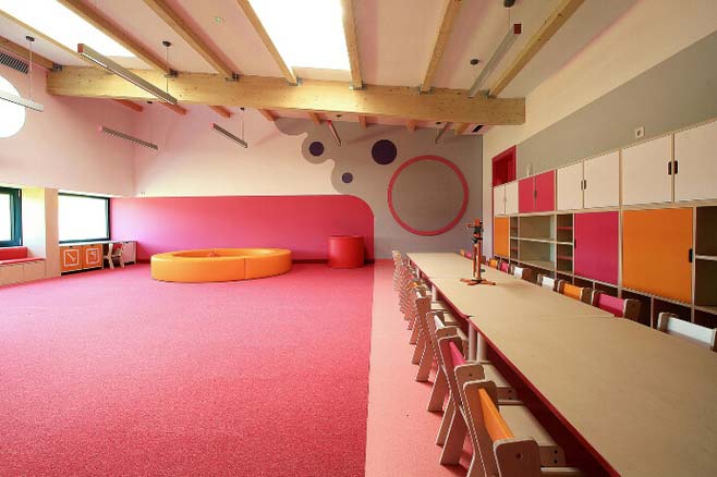 空曠明亮幼兒園裝修設(shè)計(jì)-第4張圖片-上海古都建筑設(shè)計(jì)集團(tuán) 空曠明亮幼兒園裝修設(shè)計(jì)-第4張圖片-上海古都建筑設(shè)計(jì)集團(tuán)