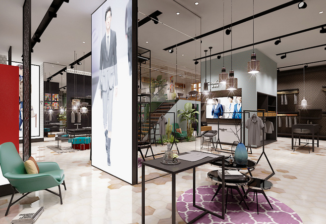 高檔男士服裝店裝修設(shè)計-第1張圖片-上海古都建筑設(shè)計集團 高檔男士服裝店裝修設(shè)計-第1張圖片-上海古都建筑設(shè)計集團