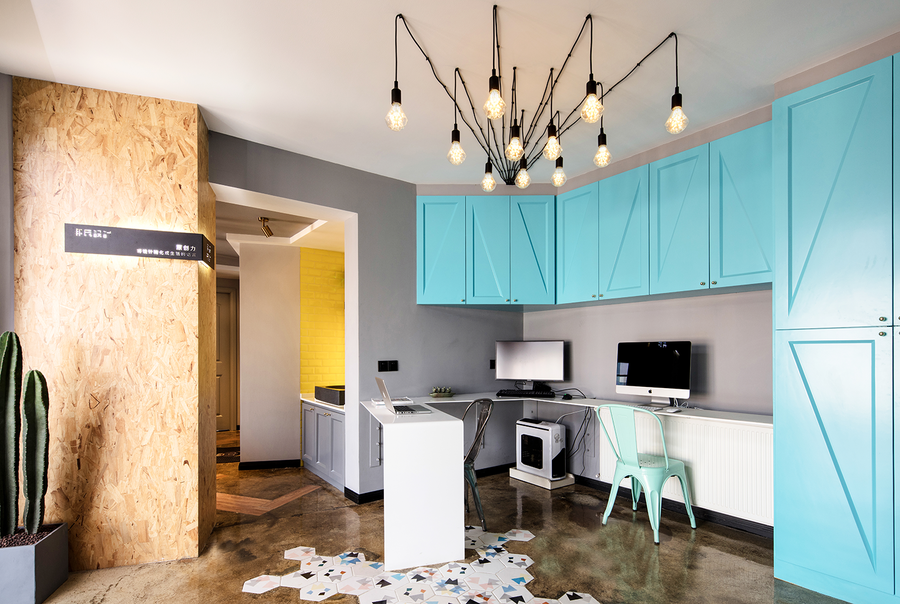 黃浦區(qū)復式輕工業(yè)風格辦公室裝修設計-第5張圖片-上海古都建筑設計集團 黃浦區(qū)復式輕工業(yè)風格辦公室裝修設計-第5張圖片-上海古都建筑設計集團