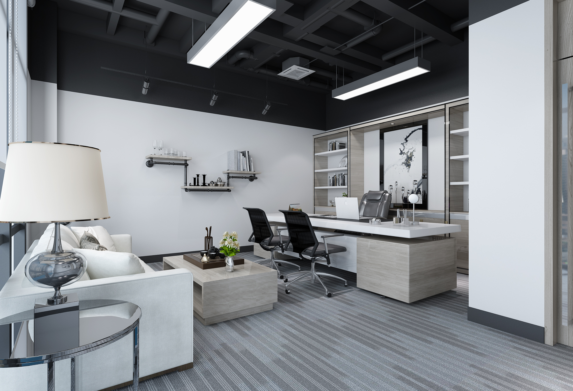 空曠明亮辦公室裝修設計-第2張圖片-上海古都建筑設計集團 空曠明亮辦公室裝修設計-第2張圖片-上海古都建筑設計集團