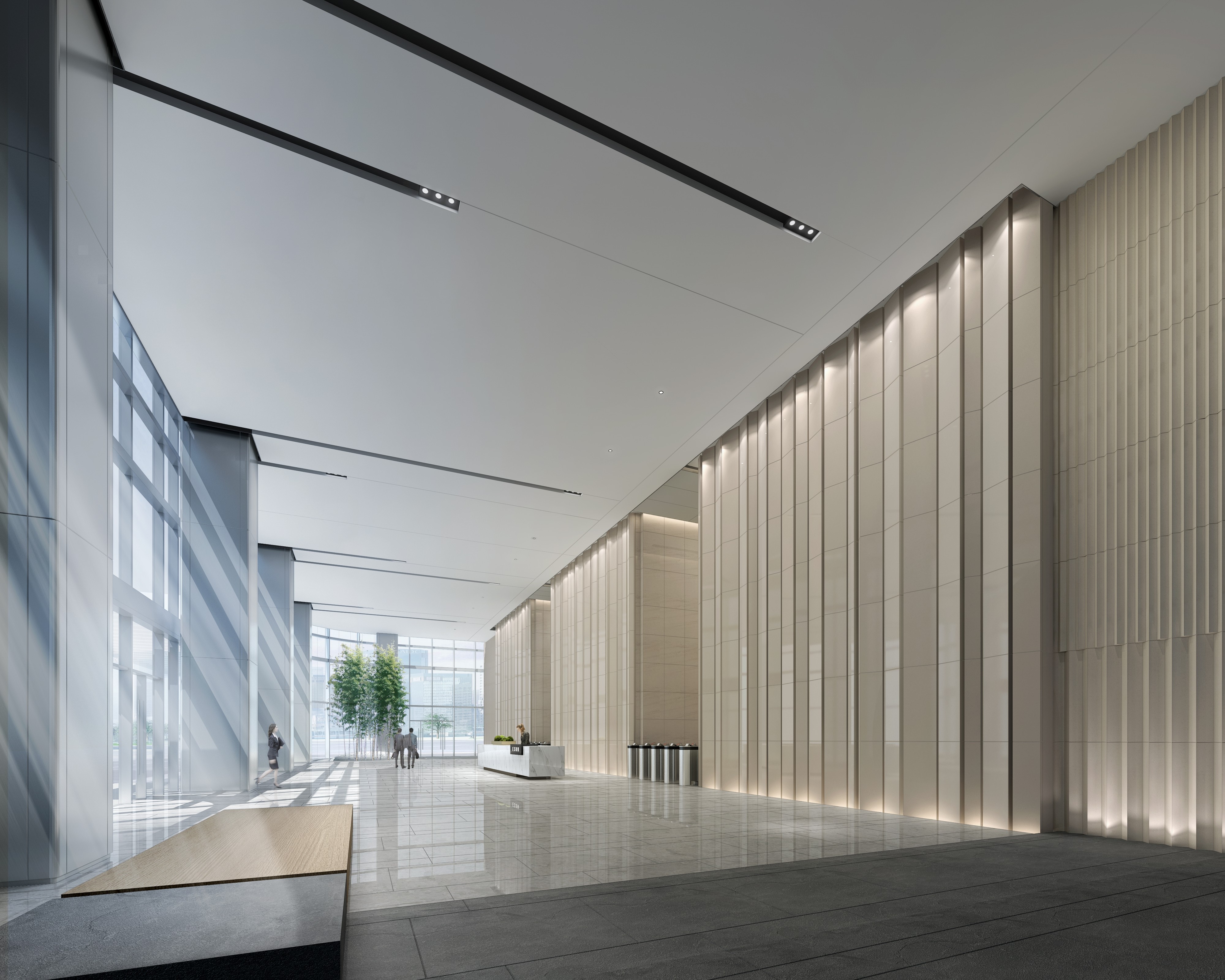 嘉定區(qū)辦公樓大廳裝修設(shè)計(jì)-第6張圖片-上海古都建筑設(shè)計(jì)集團(tuán) 嘉定區(qū)辦公樓大廳裝修設(shè)計(jì)-第6張圖片-上海古都建筑設(shè)計(jì)集團(tuán)