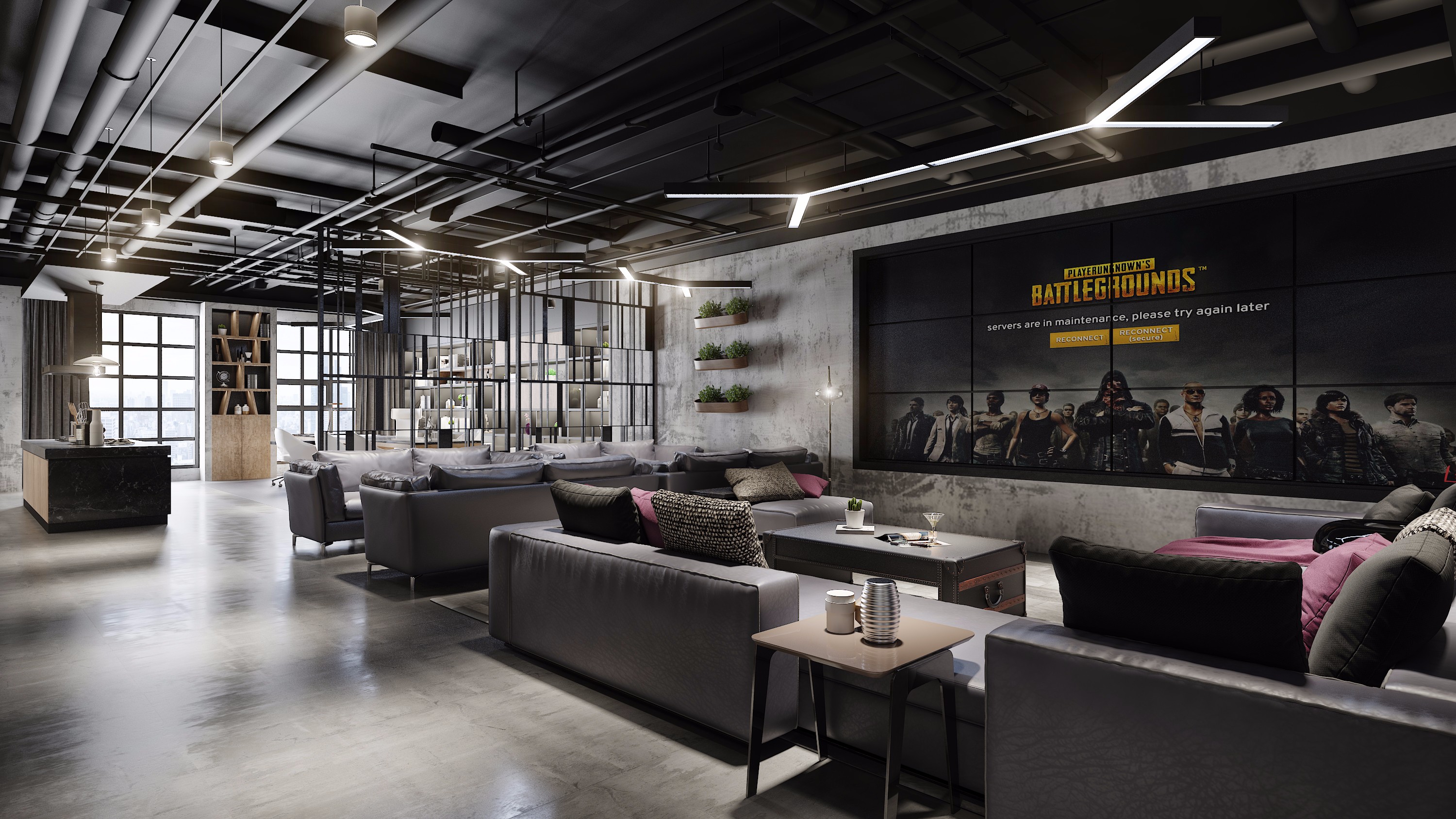 娛樂休閑區(qū)辦公室裝修設計-第2張圖片-上海古都建筑設計集團 娛樂休閑區(qū)辦公室裝修設計-第2張圖片-上海古都建筑設計集團