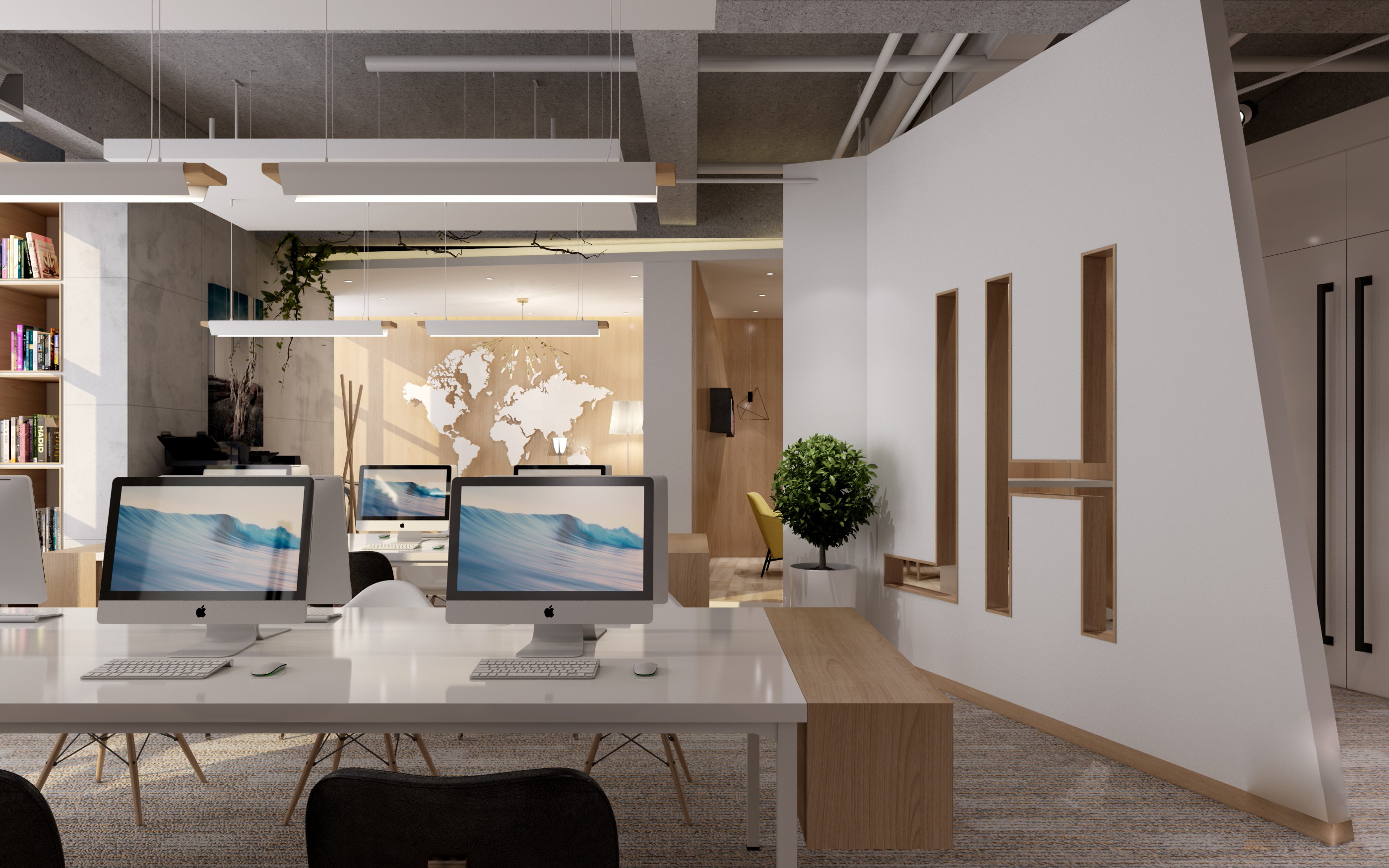 國(guó)際科技風(fēng)格辦公室裝修設(shè)計(jì)-第3張圖片-上海古都建筑設(shè)計(jì)集團(tuán) 國(guó)際科技風(fēng)格辦公室裝修設(shè)計(jì)-第3張圖片-上海古都建筑設(shè)計(jì)集團(tuán)