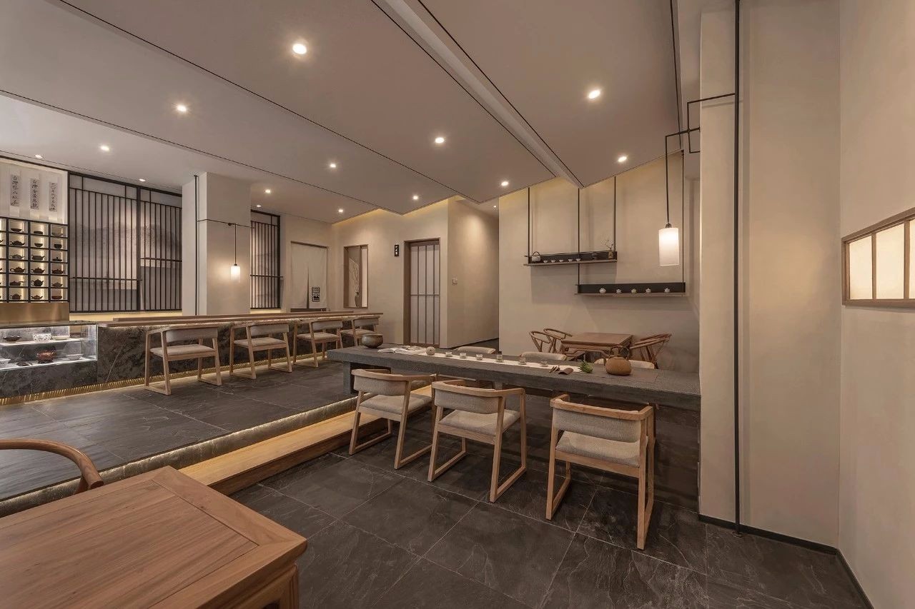 淡雅文藝茶莊裝修設(shè)計-第3張圖片-上海古都建筑設(shè)計集團