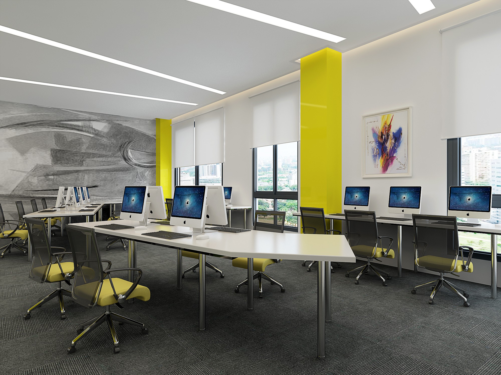 大黃蜂風(fēng)格辦公室裝修設(shè)計-第3張圖片-上海古都建筑設(shè)計集團(tuán) 大黃蜂風(fēng)格辦公室裝修設(shè)計-第3張圖片-上海古都建筑設(shè)計集團(tuán)