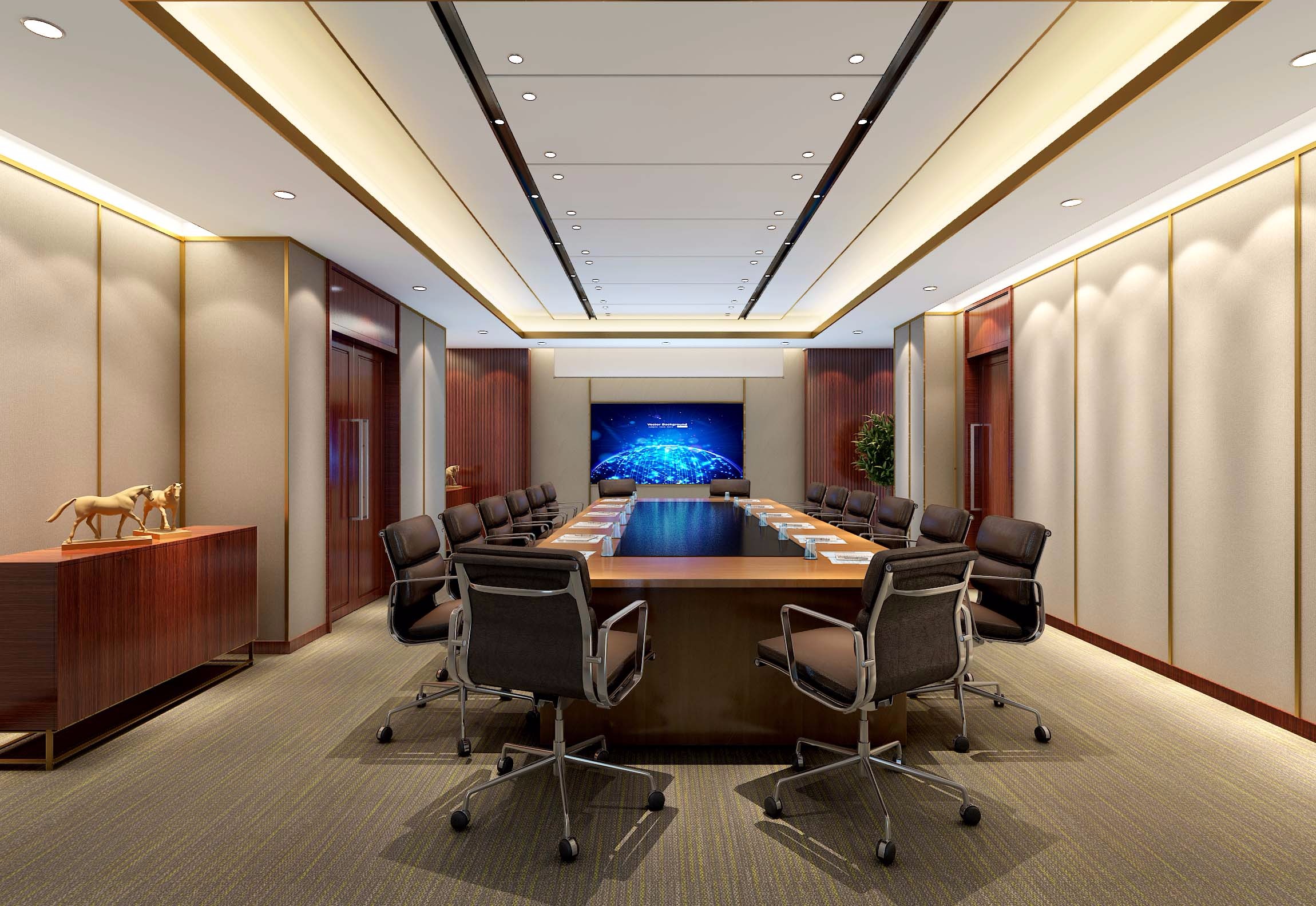 地產(chǎn)開發(fā)公司辦公室裝修設計-第1張圖片-上海古都建筑設計集團