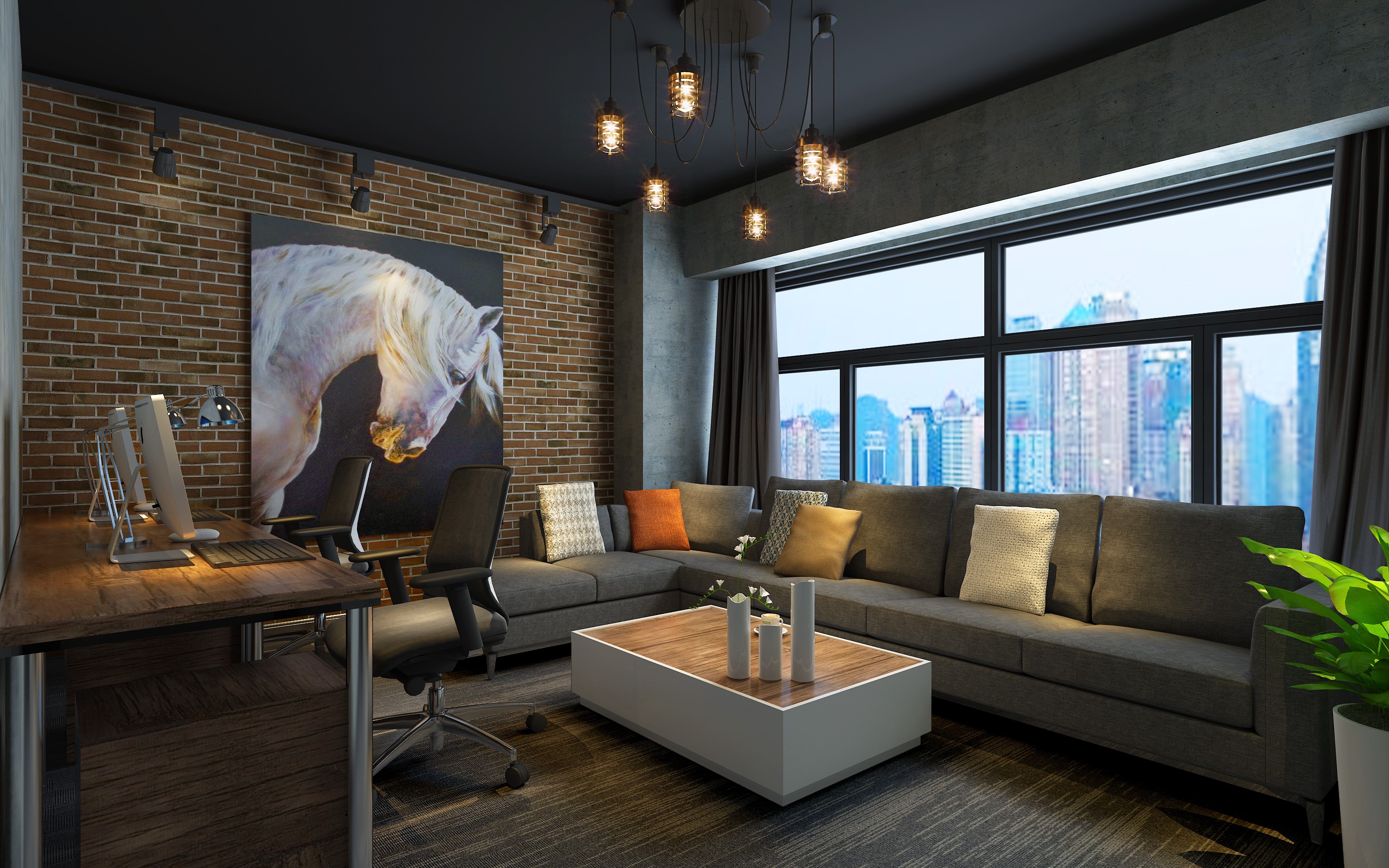 虹口區(qū)文藝氣息辦公室裝修設(shè)計-第4張圖片-上海古都建筑設(shè)計集團(tuán)